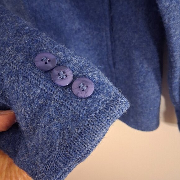 Vintage TABI INTERNATIONAL Boiled Wool Cardigan Cozy Cottagecore Sweater Jacket - Picture 3 of 10